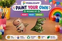 Reusable Trex + one Dino DIY Painting Kit