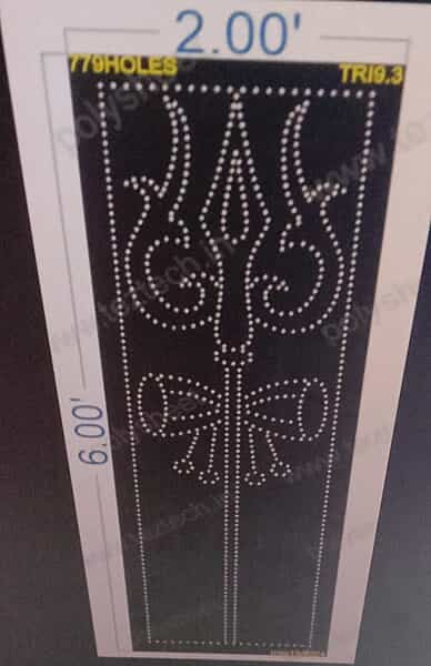 TRI9.3 TRISHUL 6X2 FEET 779 HOLES