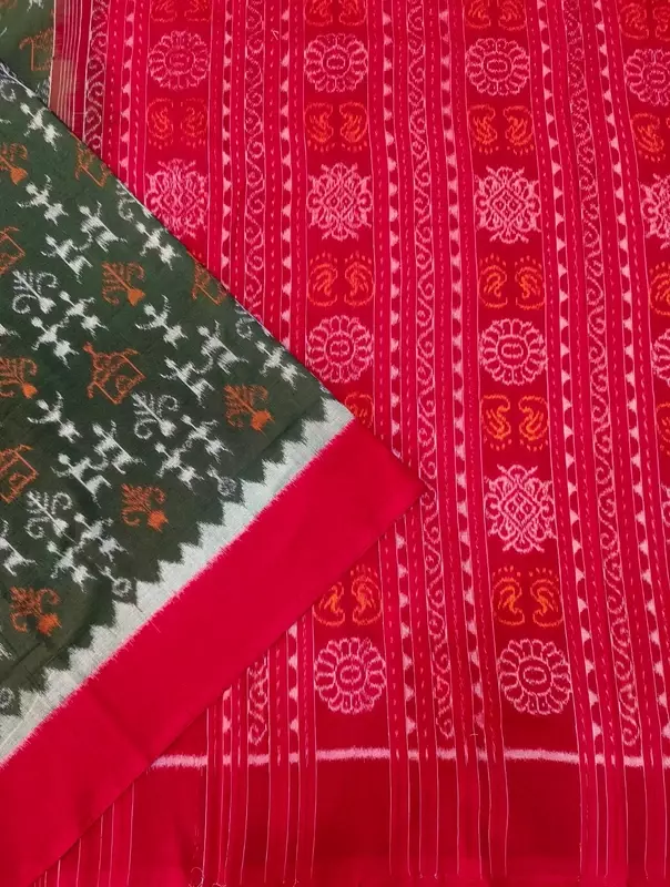 TRIBAL PLAIN BANDHA SAREE