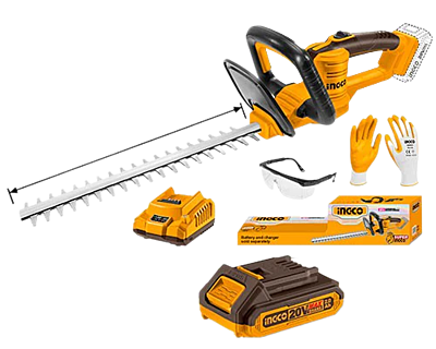 INGCO Lithium-Ion Cordless Hedge Trimmer CHTLI20461 (20V) INGCO Lithium-Ion Cordless Hedge Trimmer CHTLI20461 (20V)