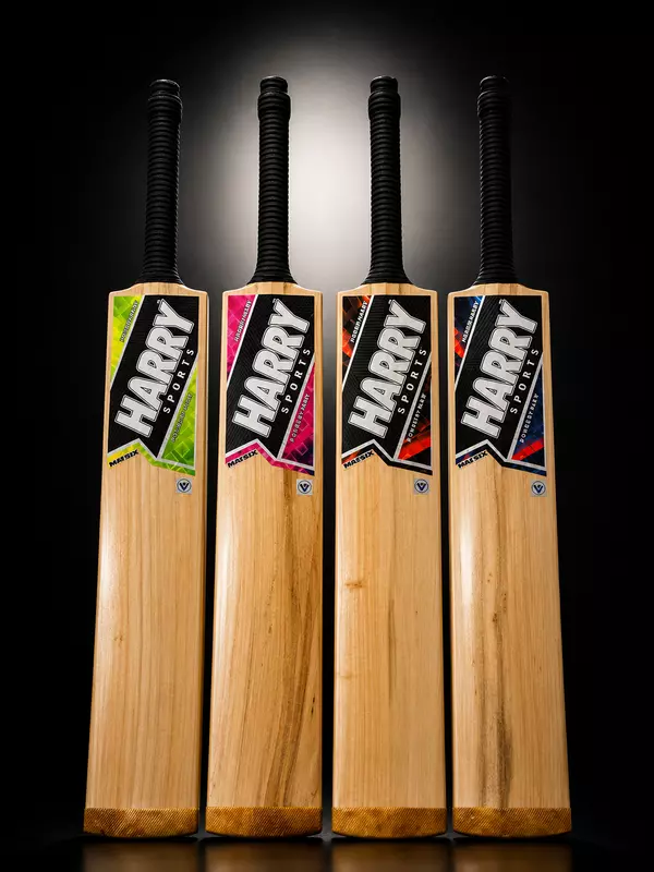 HARRY Bahubali Triple Blade Kashmir Willow Tennis Cricket Bat