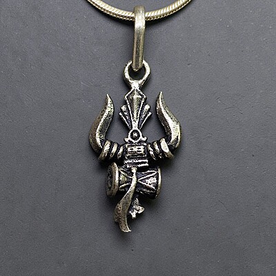 Trishul Pendant 925 Silver