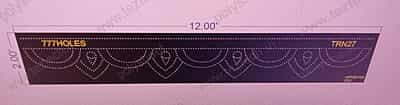 TRN27 TORAN 1 PART 2X12 FEET 777 HOLES
