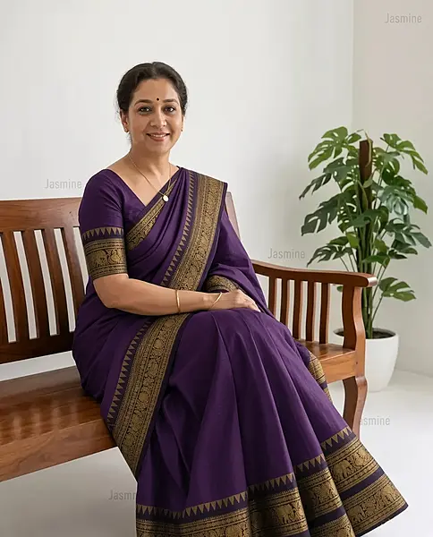 Sahaja – సహజ | Narayanpet Cotton Saree – Zari Border