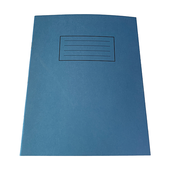 Janrax 9x7"" Blue 80 Pages Feint and Ruled Exercise Book