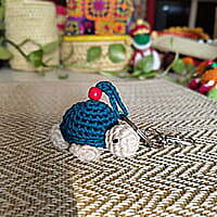 Crochet Turtle Key Chain