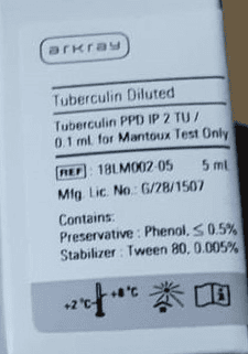 Arkray Tuberculin PPD 2TU/0. 1ML (5ml)