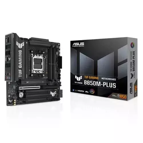 ASUS TUF Gaming B850M-Plus mATX Motherboard – AM5 | DDR5 | PCIe 5.0