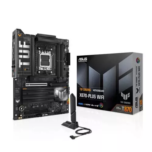 Asus TUF Gaming X870-Plus WiFi ATX Motherboard – AM5 | DDR5 | PCIe 5.0 | WiFi 7