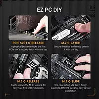 ASUS TUF Gaming Z890-Plus WiFi Motherboard – LGA1851 | DDR5 | Wi-Fi 7 | Thunderbolt 4