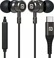 Portronics Conch Tune C – Type-C Earphones, Mic, Grey. Enjoy high-quality sound with a sleek design. Perfect for music lovers and calls. Lightweight and comfortable for all-day use.