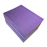 Janrax 9x7"" Purple 80 Pages Feint and Ruled Exercise Book