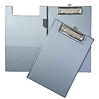 Pack of 10 Janrax A5 Assorted Coloured Foldover Clipboards