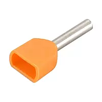 4 sq.mm Twin Insulated Ferrule (ORANGE) Pack of 10