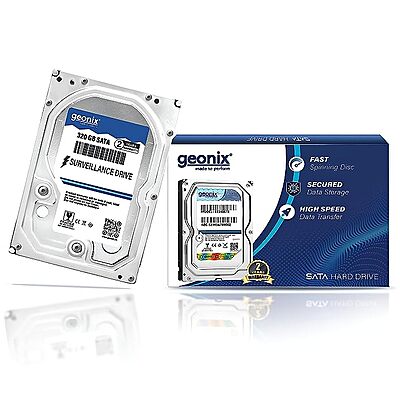 GEONIX SATA 320 GB Desktop Internal Hard Disk Drive (HDD), 3.5 Inch