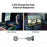 TP-Link TX201 – 2.5 Gigabit PCIe Network Adapter | PCIe x1 | RJ45 | Desktop LAN Card