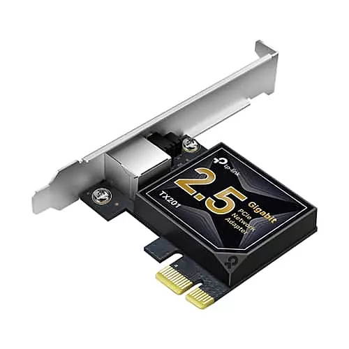 TP-Link TX201 – 2.5 Gigabit PCIe Network Adapter | PCIe x1 | RJ45 | Desktop LAN Card
