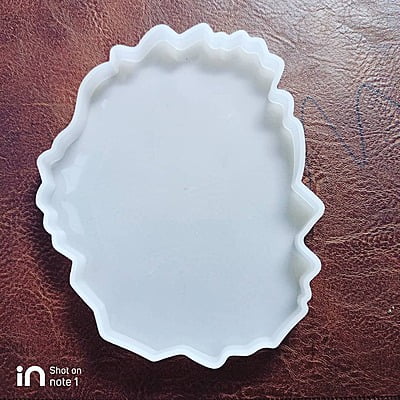 Silicon Mold Resin Coaster Oval 12*10cm Silicon Mold Resin Coaster Oval 12*10cm