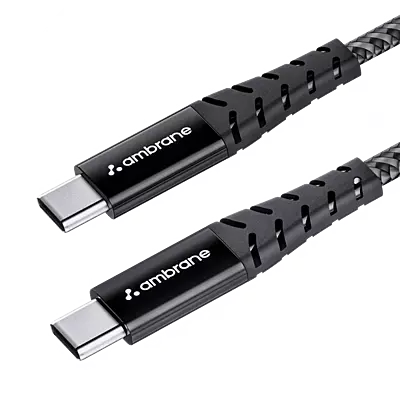 CABLE AMBRANE BRAIDED TYPE-C TO TYPE-C 2MTR BCTT-20