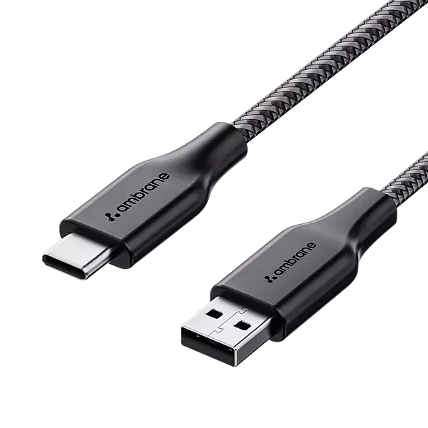 CABLE AMBRANE BRAIDED USB TO TYPE-C 2MTR BCT-20