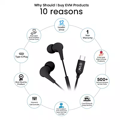 EARPHONE EVM TYPE-C HF-01