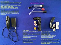 Mechanical Aspirator with Wire and Power Bank and Speed Control