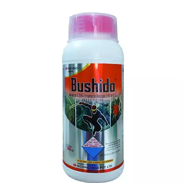 Bushido (Novaluron 5.25% + Emamectin Benzoate -(Nichino India)0.9% Sc)