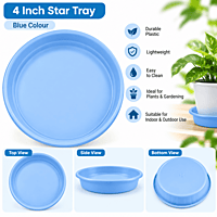 4 Inch Plastic Plant Tray | ECSHA