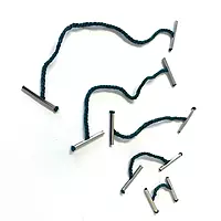 Pack of 500 Janrax Metal End 76mm Treasury Tags