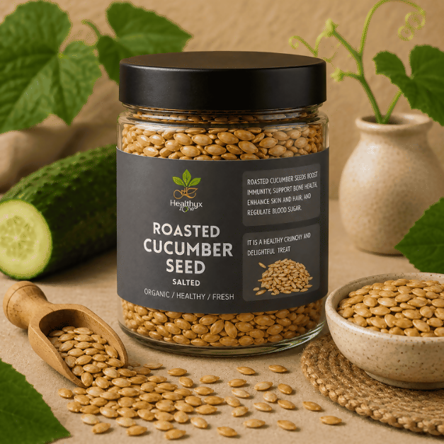 Roasted Cucumber Seeds Salted | Healthyx Zone