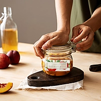 Pack of 12 Jam Jar Labels 34x75mm