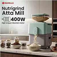 Havells NutriGrind Stone-Based Atta Mill | 400W Domestic Flour Mill For Home