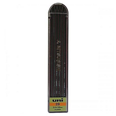 MITSUBISHI UNI 2.0MM LEADS, TUBE OF 5 LEADS