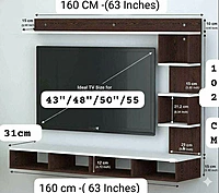Wall TV Unit cabinet 32 to 65 Inches