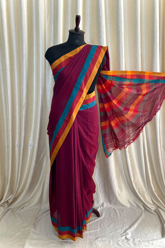 Mullai- முல்லை ( Authentic Narayanpet cotton sarees )