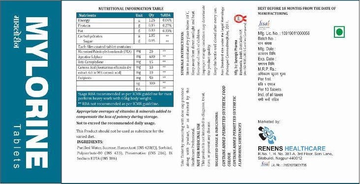 Mylorine 10 Tablet
