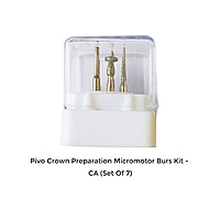 Pivo Crown Preparation Micromotor Burs Kit Contra-Angle Set of 7