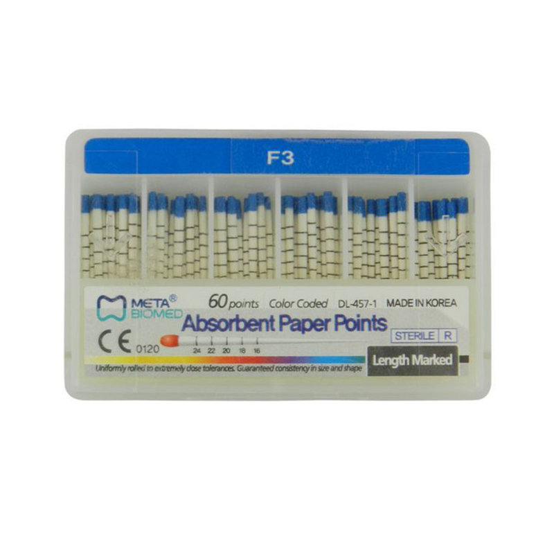 Meta Protaper Paper Points Length Marked F1 F2 F3 F1-F3 Assorted