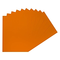 Pack of 100 A4 Orange Coloured Paper 75gsm Sheets
