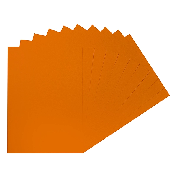 Pack of 100 A4 Orange Coloured Paper 75gsm Sheets