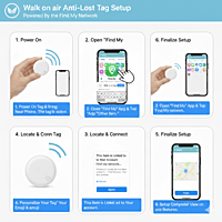 Dual System Anti-Lost Tracker |Bluetooth Item Finder Compatible with Apple Find My & Android FindHub| SmartTag Locator for Kids, Dogs, Luggage, Wallet,Car, Water Resistant|No SIM Needed Dual System Anti-Lost Tracker |Bluetooth Item Finder Compatible with Apple Find My & Android FindHub| SmartTag Locator for Kids, Dogs, Luggage, Wallet,Car, Water Resistant|No SIM Needed