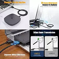USB Type-A Male to Male Cable - High-Speed Data Transfer for Printers, Hard Drives, Modems, Scanners & Cooling Pads | Up to 10M Length