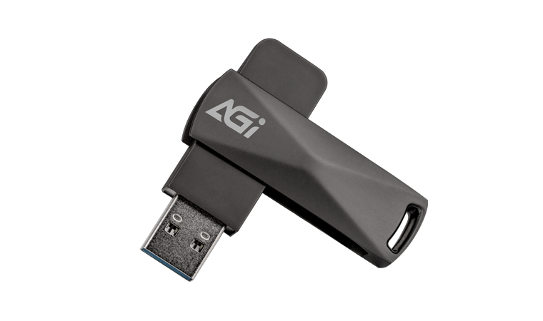 AGI Metal Slim Flash Drive UE138-256 GB-DarkSlateGray