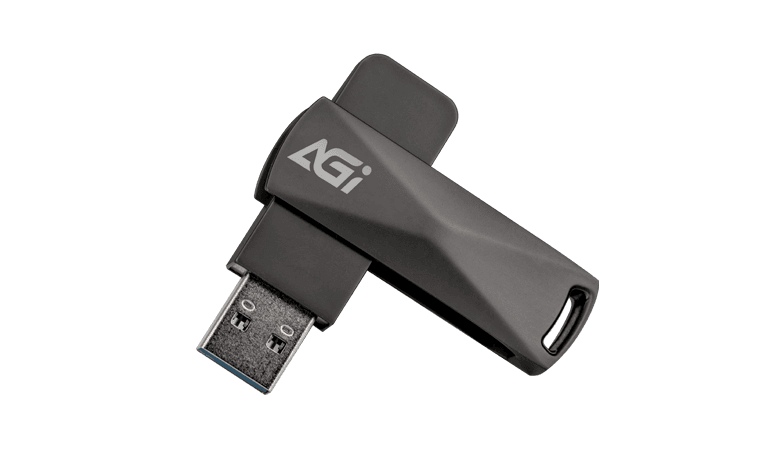AGI Metal Slim Flash Drive UE138-256 GB-DarkSlateGray AGI Metal Slim Flash Drive UE138-256 GB-DarkSlateGray