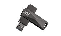 AGI Metal Slim Flash Drive UE138-512 GB-DarkSlateGray