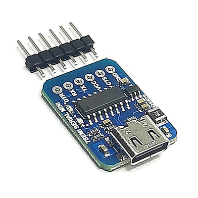 CH340C USB-C to Serial TTL Converter Breakout Board CH340C USB-C to Serial TTL Converter Breakout Board