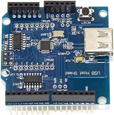 USB host shield for Arduino Uno and Mega boards