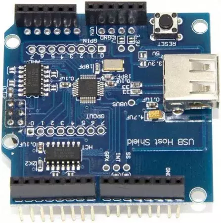USB host shield for Arduino Uno and Mega boards