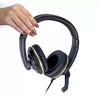 Fingers USB-Tonic H9 Gaming Headset – 40mm Driver | Over-Ear | USB | Black-Gold
