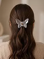 Transparent Butterfly Hair Clips Set